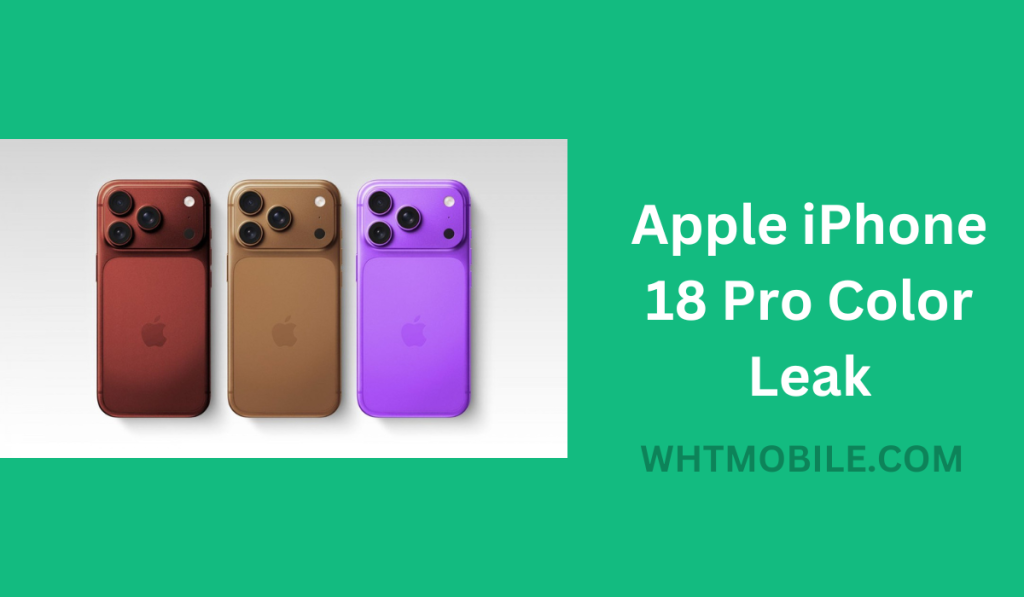 Apple iPhone 18 Series Color Leak